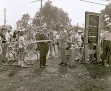Bike & Hike Trail ribbon-cutting event, 1972