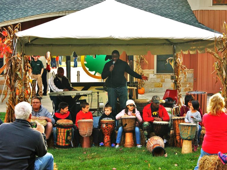 Live entertainment at Fall Family Outing at Silver Creek Metro Park, 2015