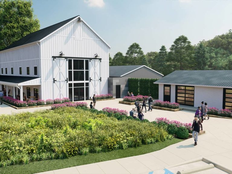 A rendering of the restored barn at Valley View is an exciting project underway to usher in our next 100 years